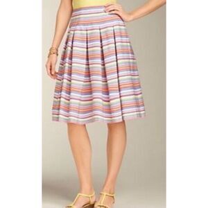 Talbots Super Fun Chic Rainbow Skirt Size 8